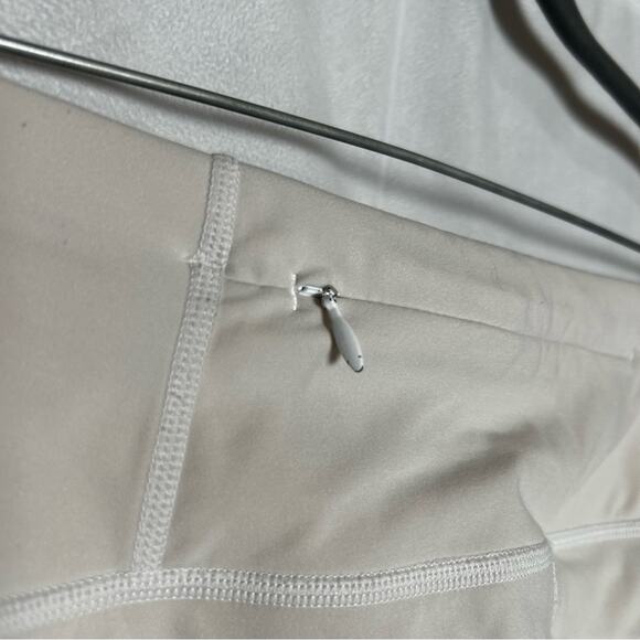 Sweaty Betty The Power Legging Cream Mesh Panel Mid Rise Athletic Leggings Small - Picture 6 of 8